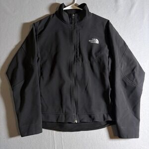 The North Face Womens Apex Bionic Softshell Jacket Black Full Zip Large